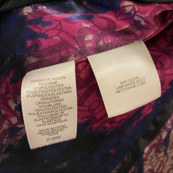 RACHEL Rachel Roy blazer with blue/magenta lining - Picture 6 of 7